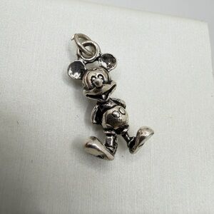 Vintage Sterling Silver 3D Mickey Mouse, Disney Charm/Pendant!